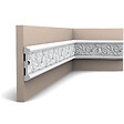 ORAC DECOR - P7020 Cimaise murale Orac Decor - 11x2x200cm (h x p x L) - moulure décorative polyuréthane Carton complet - vignette