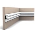 ORAC DECOR - P4025 AUTOIRE Cimaise murale Orac Decor - 8,3x3,4x200cm ( h x p x L) - moulure décorative polyuréthane Carton complet - vignette