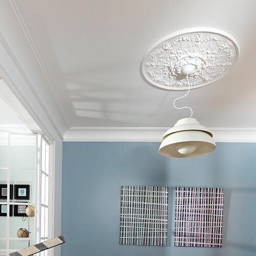 ORAC DECOR - P8050 Cimaise murale Orac Decor - 12x3x200cm (h x p x L) - moulure décorative polyuréthane Carton complet - large
