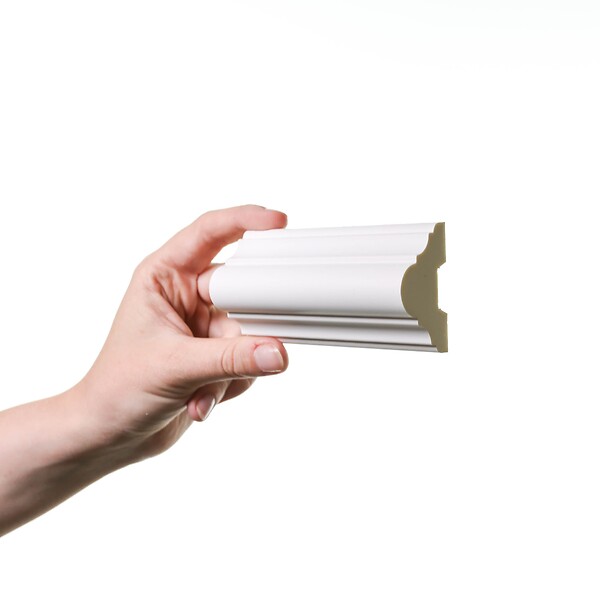 ORAC DECOR - P4020 Cimaise murale Orac Decor - 5x3x200cm (h x p x L) - moulure décorative polyuréthane Pack 2 pièces - large