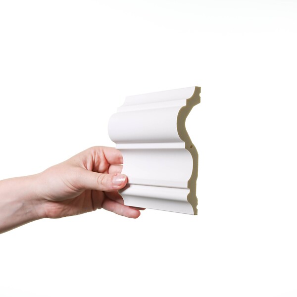 ORAC DECOR - P8050 Cimaise murale Orac Decor - 12x3x200cm (h x p x L) - moulure décorative polyuréthane Carton 8 pièces - large