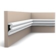 ORAC DECOR - P4025 AUTOIRE Cimaise murale Orac Decor - 8,3x3,4x200cm ( h x p x L) - moulure décorative polyuréthane Carton 8 pièces - vignette