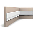 ORAC DECOR - P9900 Cimaise murale Orac Decor - 8x1x200cm (h x p x L) - moulure décorative polyuréthane Carton 8 pièces - vignette