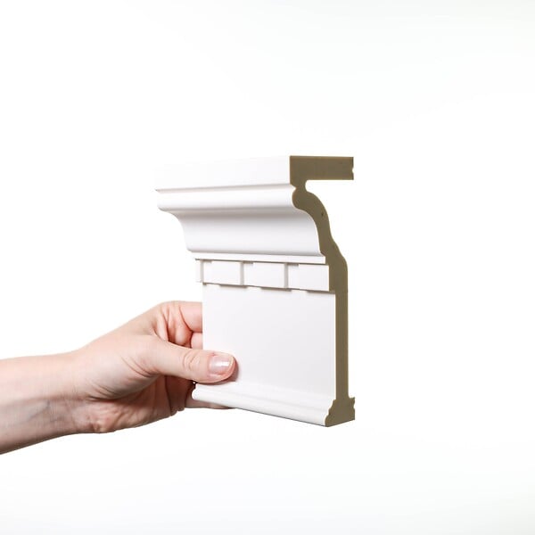 ORAC DECOR - P4010 Cimaise murale Orac - 5,6x14,5x200cm (h x p x L) - moulure décorative polyuréthane Carton complet - large