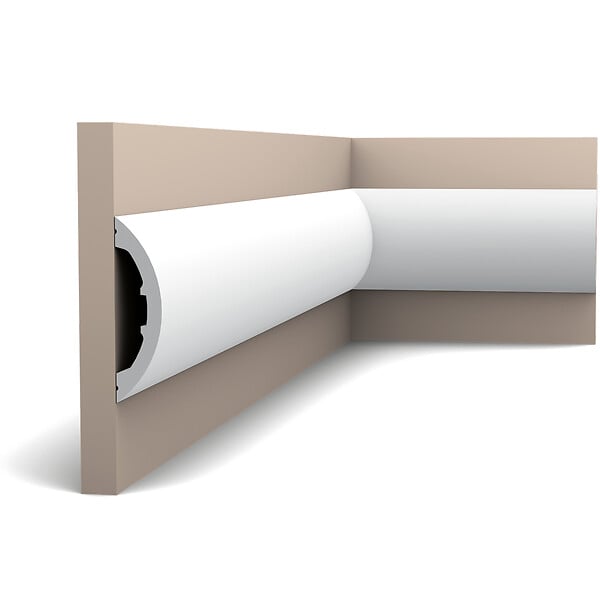 ORAC DECOR - P3070 Cimaise murale Orac Decor - 12,5x3x200cm (h x p x L) - moulure décorative polyuréthane Carton complet - large