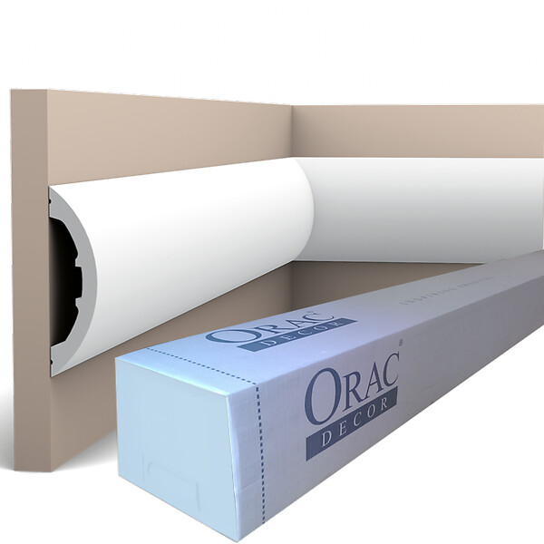 ORAC DECOR - P3070 Cimaise murale Orac Decor - 12,5x3x200cm (h x p x L) - moulure décorative polyuréthane Carton 8 pièces - large