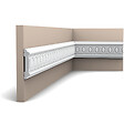 ORAC DECOR - P7030 Cimaise murale Orac Decor - 8,5x1,5x200cm (h x p x L) - moulure décorative polyuréthane Pack 2 pièces - vignette