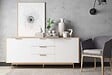 CONCEPT USINE - Buffet scandinave blanc et bois naturel FYN - vignette