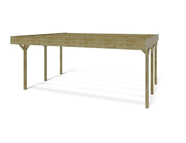 ALTANKA - Carport, abri de voiture  6.06x5.03 m - 30.48 m2 - CAR5 - large