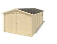 ALTANKA - Garage en bois - 18.19m2 - 3.05x5.91m - Ep. 18mm - couleur: naturel - GAR29 - vignette