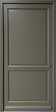 GD MENUISERIES - Porte d'entrée Bois Pleine Elixir, Vert Gris Olive, H215 x L90 cm Côte Tableau, p.Gauche (Poignée, Barillet ref010723NO) - vignette