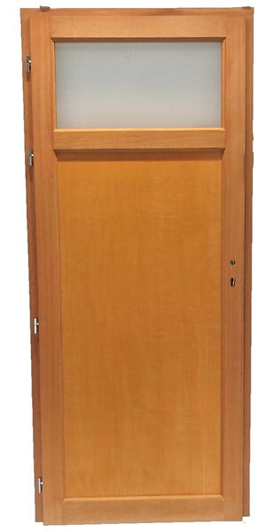 GD MENUISERIES - Porte De Service Bois Pagos, H200 x L90 cm Côte Tableau, p.Droit - large
