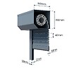 AVOSDIM - Volet roulant electrique radio Alu Gris Anthracite - L120 x H155 cm - Motorise avec telecommande incluse - Recoupable - vignette