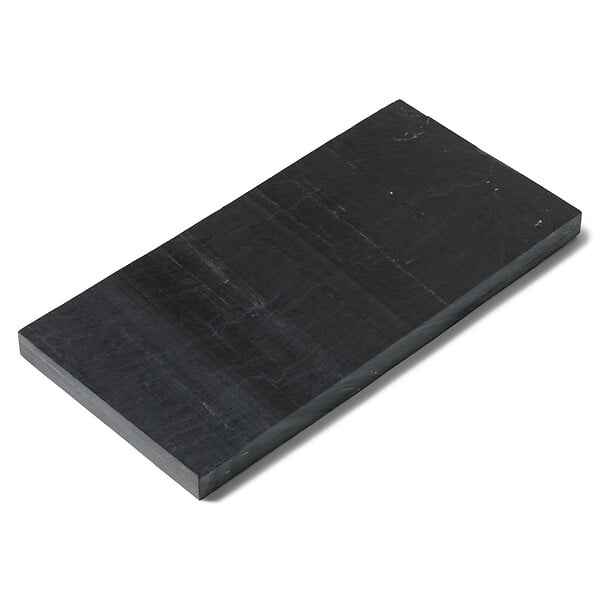 RO'MA NATURE - Pas japonais Rectangle Ardoise Noire 50x25x2-3 cm (lot de 10) - large