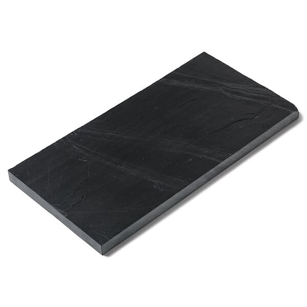 RO'MA NATURE - Pas japonais Rectangle Ardoise Noire 60x30x2-3 cm (lot de 5) - large