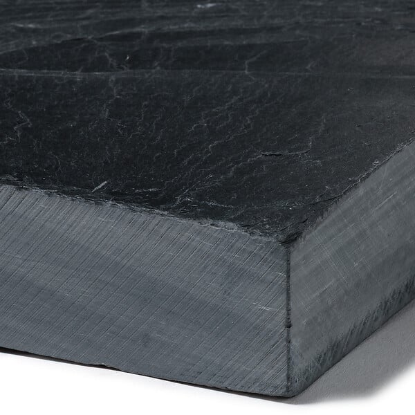 RO'MA NATURE - Pas japonais Rectangle Ardoise Noire 60x30x2-3 cm (lot de 10) - large