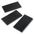 RO'MA NATURE - Pas japonais Rectangle Ardoise Noire 60x30x2-3 cm (lot de 10) - vignette