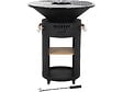 HABITAT ET JARDIN - Barbecue plancha brasero à charbon et bois "Cesar premium" - Ø 81 cm - Noir - vignette