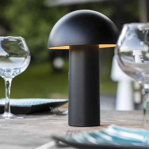 LUMISKY - Lampe de table sans fil TOD Noir H28cm - large