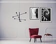 ARTITEQ - Cimaise Box PREMIUM Classic Rail Blanc Mat + Tige 2mm - 200 cm - Kit tout en un Blanc laqué - vignette