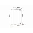 ALLIBERT - Armoire de toilette éclairante 60 cm Juno - vignette