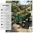 TECTAKE - Chariot de jardin 350 kg vert - vignette