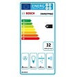 BOSCH - hotte décorative inclinée 80cm 768m3/h noir - DWK87FN60 - vignette