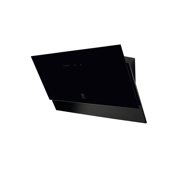 ELECTROLUX - hotte décorative inclinée 90cm 460m3/h noir - LFV429K - large