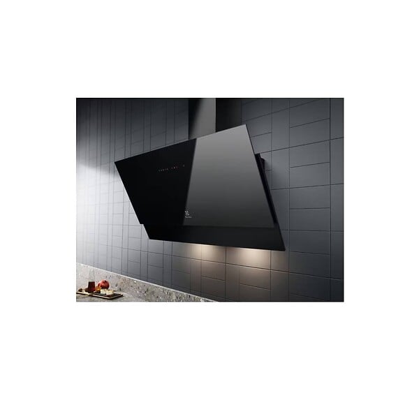 ELECTROLUX - hotte décorative inclinée 90cm 460m3/h noir - LFV429K - large