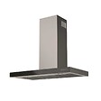 GLEM - hotte décorative murale 90cm 63db 564m3/h inox/noir - GHBS97IX - vignette