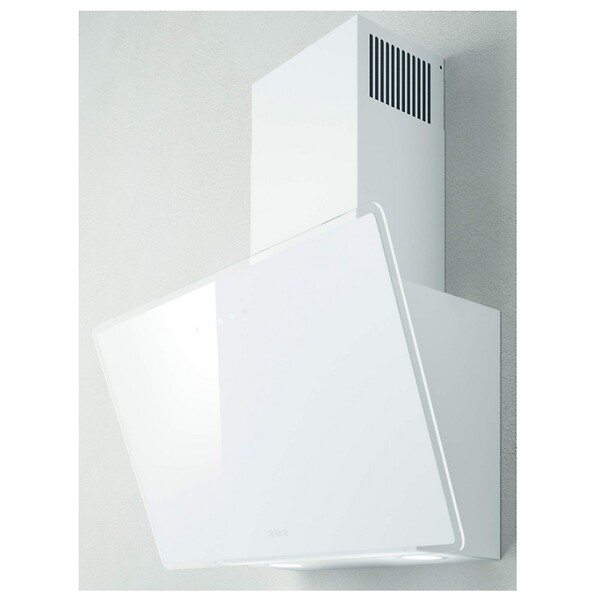 ELICA - hotte décorative inclinée 60cm 495m3/h blanc - PRF0119823A - large
