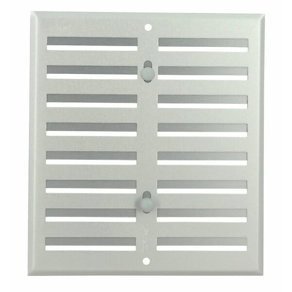 ANJOS - Grille aération réglable métallique ANJOS GO - LxH (mm): 245 x 170 - Couleur: Gris argent - large