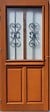 GD MENUISERIES - Porte d'entrée Bois Vitrée SyraH H215 x L90 cm Côte Tableau, p.Droit - vignette