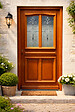 GD MENUISERIES - Porte d'entrée Bois Vitrée Vauban, H200 x L80 cm Côte Tableau p.Droit (Poignée, Barillet ref IN158RPL2 - IN303NEW) - vignette