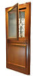 GD MENUISERIES - Porte d'entrée Bois Vitrée Vauban, H200 x L90 cm Côte Tableau, p.Droit (Poignée, Barillet ref 010403RFP) - vignette