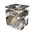 WHIRLPOOL - lave-vaisselle 60cm 15 couverts 43db blanc - W7FHP43 - vignette