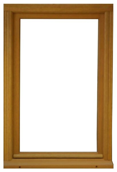 GD MENUISERIES - fenetre Bois 1 Vantail H75 x L60 cm Tirant Gauche, tapees iso 100 cm (2 de 1,9m), poignee - large