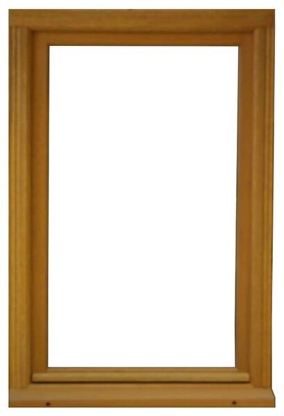 GD MENUISERIES - Fenetre Bois 1 Vantail H115 x L60 cm Côte Tableau Tirant Gauche, poignee (ref 010220F9) - large