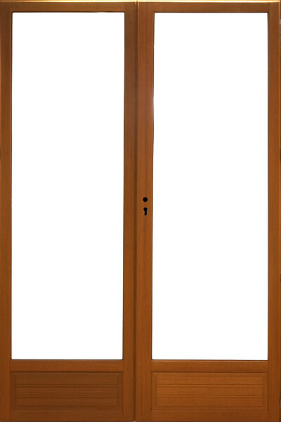 GD MENUISERIES - Porte Fenetre Bois 2 Vantaux H215 x L120 cm Côte Tableau - large
