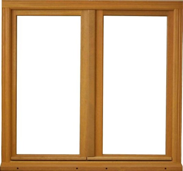 GD MENUISERIES - fenetre Bois 2 Vantaux H115 x L100 cm, tapees iso 100 cm (2 de 2,28m), poignee - large
