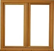 GD MENUISERIES - Fenetre Bois 2 Vantaux H145 x L110 cm Côte Tableau, poignee (ref 010220F9) - vignette
