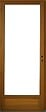 GD MENUISERIES - Porte Fenetre Bois 1 Vantail H205 x L80 cm Côte Tableau Tirant Gauche - vignette