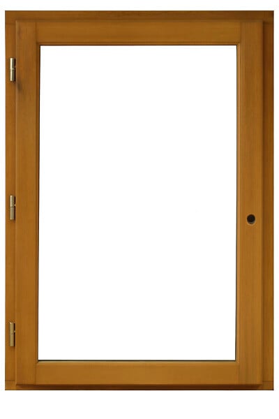 GD MENUISERIES - Fenetre Bois 1 Vantail H95 x L80 cm Côte Tableau Tirant Gauche - large