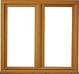 GD MENUISERIES - Fenetre Bois 2 Vantaux H105 x L80 cm Côte Tableau, poignee (ref 010220F9) - vignette
