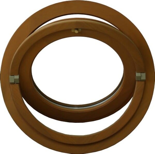 GD MENUISERIES - Oeil De Boeuf Bois H60 x L60 cm Côte Tableau - large