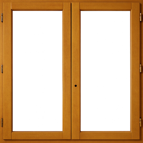 GD MENUISERIES - Fenetre Bois 2 Vantaux H60 x L90 cm Côte Tableau - large
