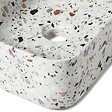 RO'MA NATURE - Vasque à poser rectangulaire Terrazzo 38x27x13 cm - vignette
