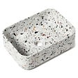 RO'MA NATURE - Vasque à poser rectangulaire Terrazzo 38x27x13 cm - vignette