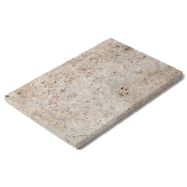 RO'MA NATURE - Couvertine Travertin Gris Silver 61x40x3 cm (à l'unité) - large