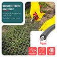 VOUNOT - Grillage a maille soude en acier gaine PVC 25mm fil 1mm 0.5x25m gris - vignette